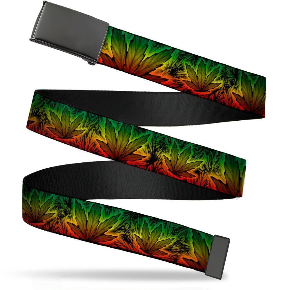 6825 Buckle-down Web Weed 1.5" Belt, Multicolor, 1.5 Wide - Fits up to 42